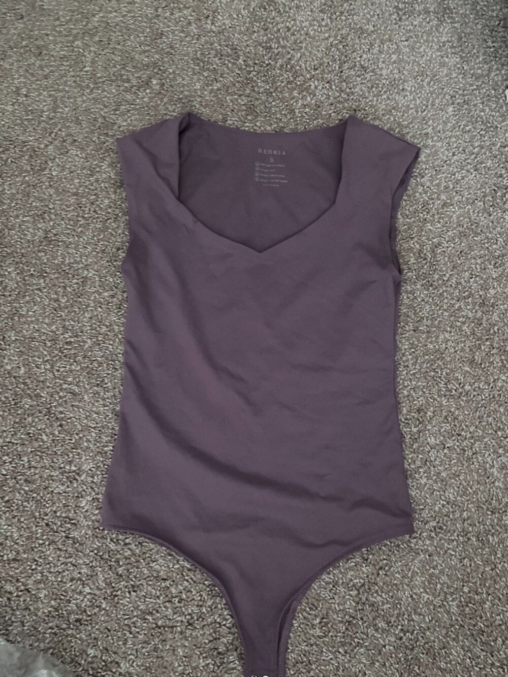 Reoria Purple Bodysuit Small